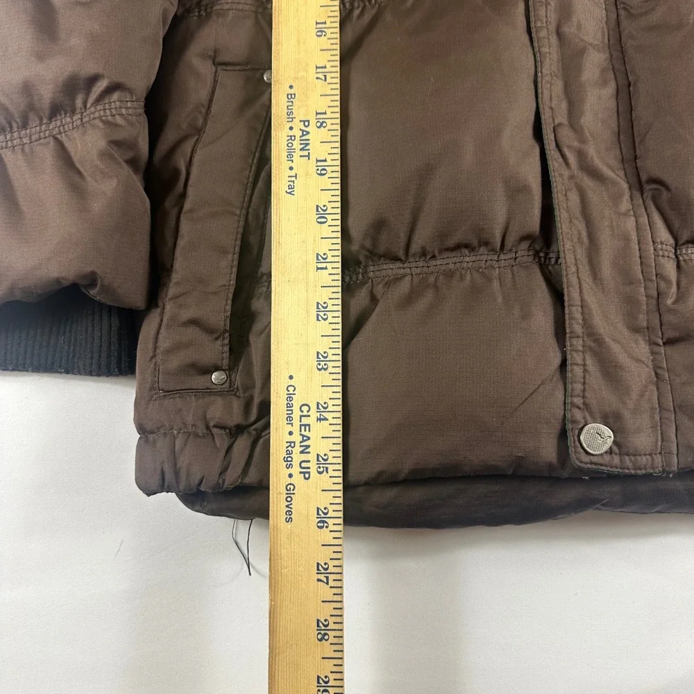 Hawke & Co Arctic Squad Youth 14/16 Puffer Jacket Brown Hooded Winter Coat‎